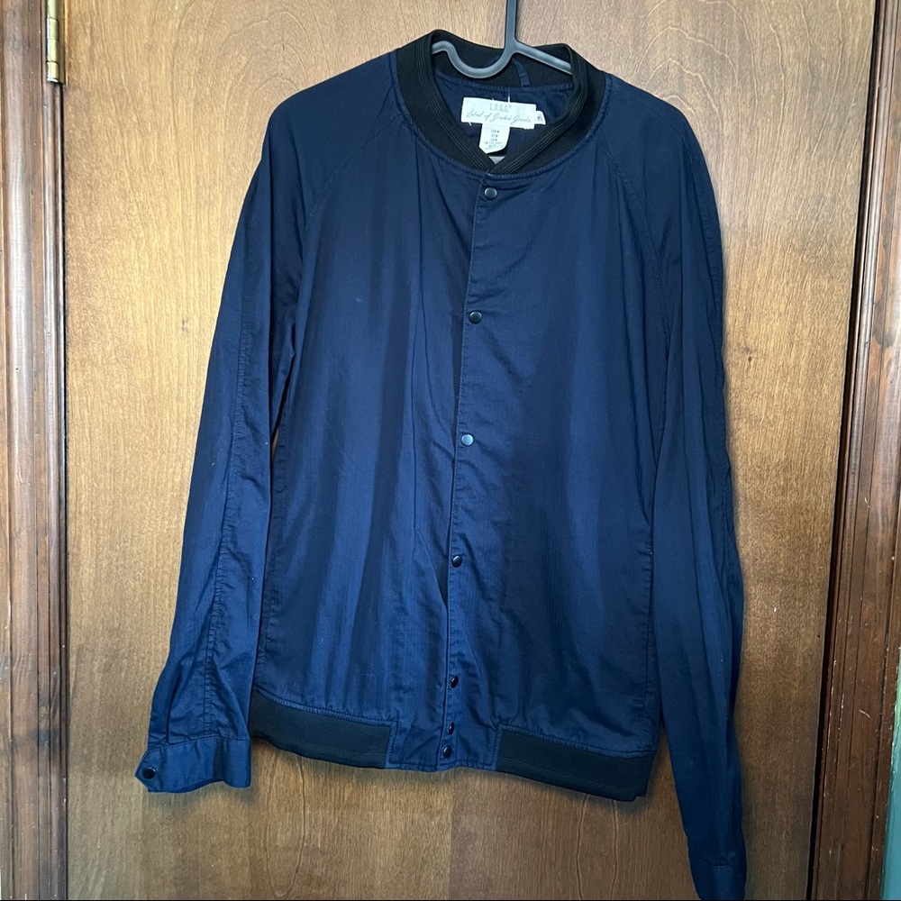 H&M Navy blue bomber jacket